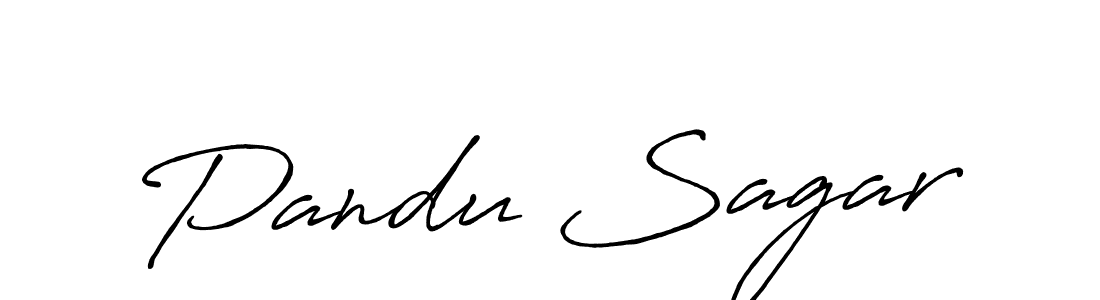 This is the best signature style for the Pandu Sagar name. Also you like these signature font (Antro_Vectra_Bolder). Mix name signature. Pandu Sagar signature style 7 images and pictures png