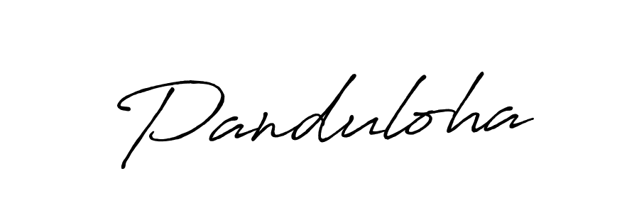 You should practise on your own different ways (Antro_Vectra_Bolder) to write your name (Panduloha) in signature. don't let someone else do it for you. Panduloha signature style 7 images and pictures png