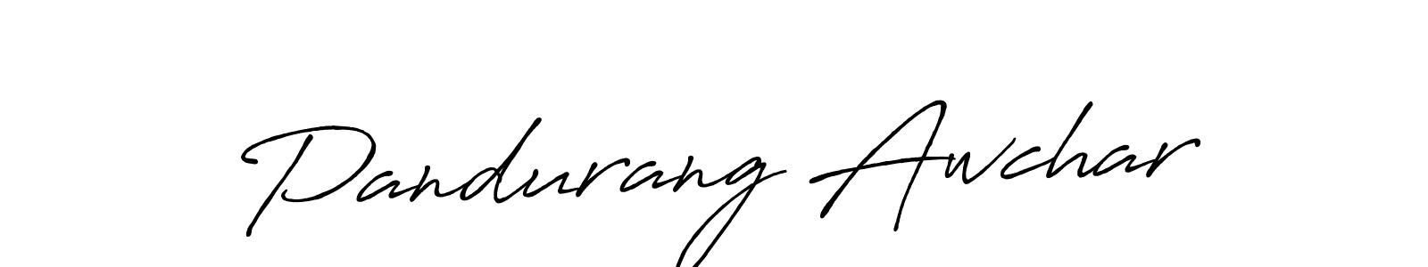Here are the top 10 professional signature styles for the name Pandurang Awchar. These are the best autograph styles you can use for your name. Pandurang Awchar signature style 7 images and pictures png