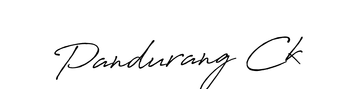 Also we have Pandurang Ck name is the best signature style. Create professional handwritten signature collection using Antro_Vectra_Bolder autograph style. Pandurang Ck signature style 7 images and pictures png
