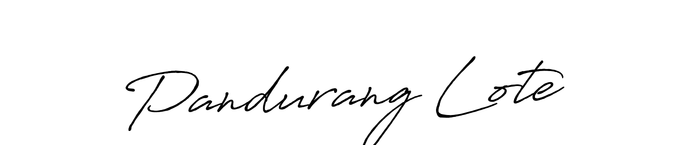 Make a beautiful signature design for name Pandurang Lote. Use this online signature maker to create a handwritten signature for free. Pandurang Lote signature style 7 images and pictures png