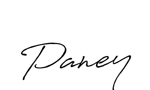 How to make Paney name signature. Use Antro_Vectra_Bolder style for creating short signs online. This is the latest handwritten sign. Paney signature style 7 images and pictures png