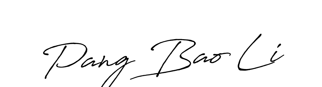 Also You can easily find your signature by using the search form. We will create Pang Bao Li name handwritten signature images for you free of cost using Antro_Vectra_Bolder sign style. Pang Bao Li signature style 7 images and pictures png