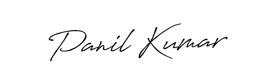 The best way (Antro_Vectra_Bolder) to make a short signature is to pick only two or three words in your name. The name Panil Kumar include a total of six letters. For converting this name. Panil Kumar signature style 7 images and pictures png