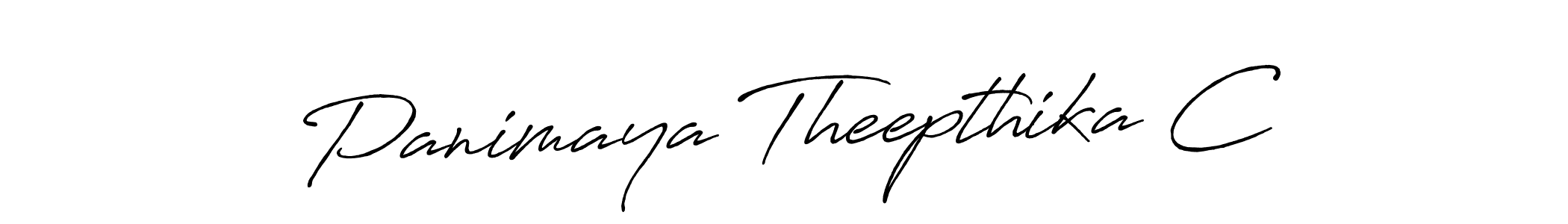 Design your own signature with our free online signature maker. With this signature software, you can create a handwritten (Antro_Vectra_Bolder) signature for name Panimaya Theepthika C. Panimaya Theepthika C signature style 7 images and pictures png