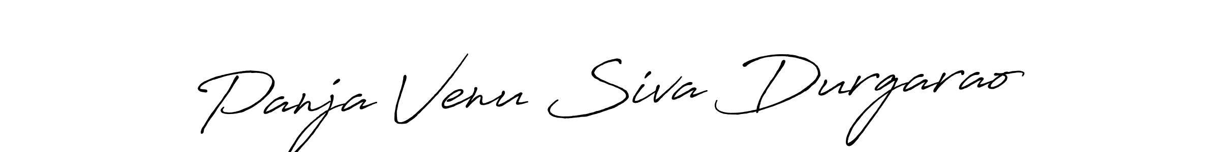 Make a beautiful signature design for name Panja Venu Siva Durgarao. With this signature (Antro_Vectra_Bolder) style, you can create a handwritten signature for free. Panja Venu Siva Durgarao signature style 7 images and pictures png