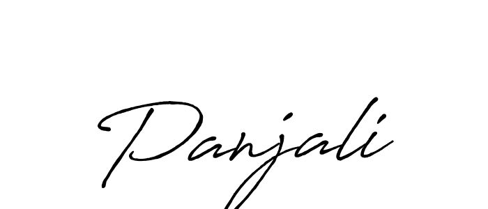 Make a beautiful signature design for name Panjali. With this signature (Antro_Vectra_Bolder) style, you can create a handwritten signature for free. Panjali signature style 7 images and pictures png