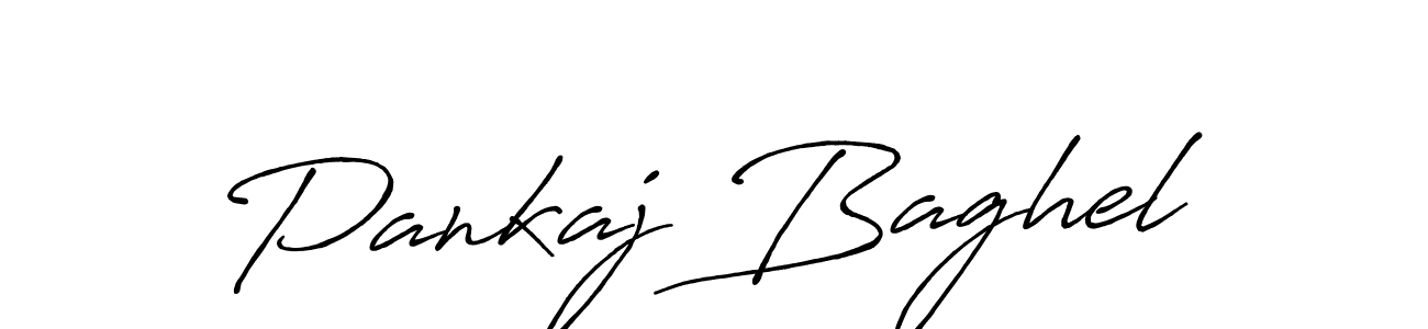 Create a beautiful signature design for name Pankaj Baghel. With this signature (Antro_Vectra_Bolder) fonts, you can make a handwritten signature for free. Pankaj Baghel signature style 7 images and pictures png