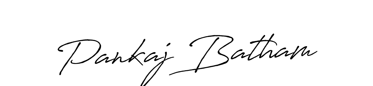 How to make Pankaj Batham signature? Antro_Vectra_Bolder is a professional autograph style. Create handwritten signature for Pankaj Batham name. Pankaj Batham signature style 7 images and pictures png