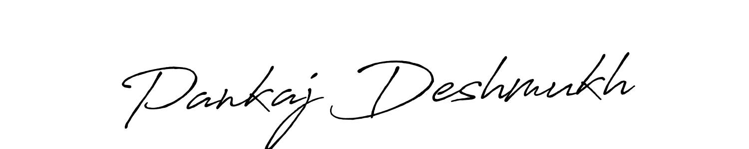 Make a short Pankaj Deshmukh signature style. Manage your documents anywhere anytime using Antro_Vectra_Bolder. Create and add eSignatures, submit forms, share and send files easily. Pankaj Deshmukh signature style 7 images and pictures png