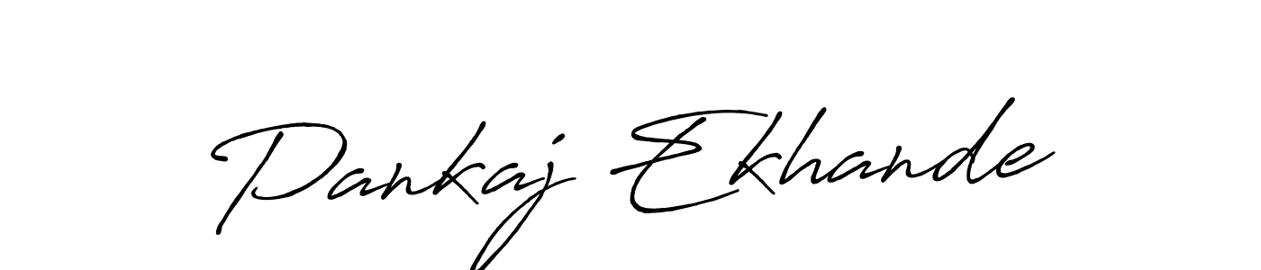 Use a signature maker to create a handwritten signature online. With this signature software, you can design (Antro_Vectra_Bolder) your own signature for name Pankaj Ekhande. Pankaj Ekhande signature style 7 images and pictures png