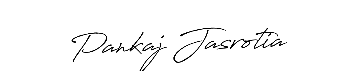 How to make Pankaj Jasrotia signature? Antro_Vectra_Bolder is a professional autograph style. Create handwritten signature for Pankaj Jasrotia name. Pankaj Jasrotia signature style 7 images and pictures png