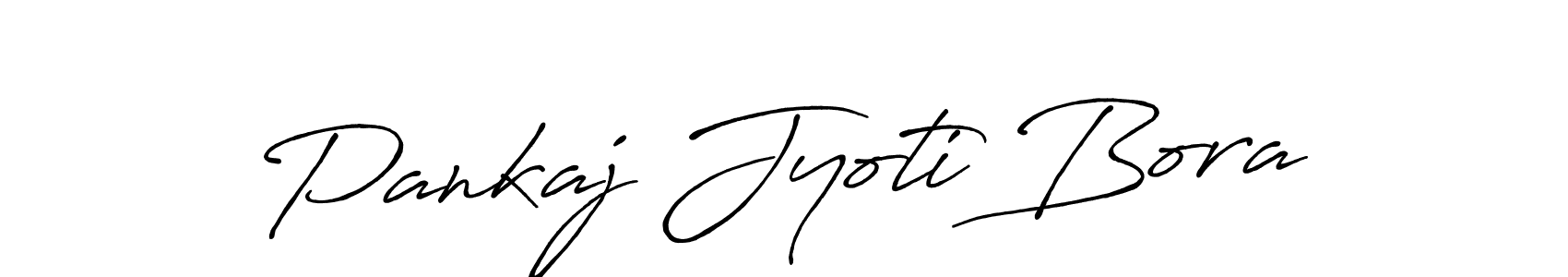 Pankaj Jyoti Bora stylish signature style. Best Handwritten Sign (Antro_Vectra_Bolder) for my name. Handwritten Signature Collection Ideas for my name Pankaj Jyoti Bora. Pankaj Jyoti Bora signature style 7 images and pictures png