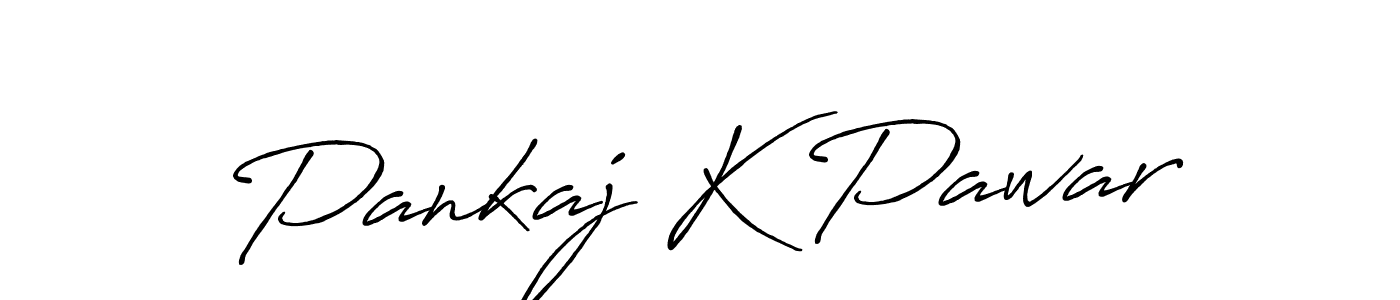 Design your own signature with our free online signature maker. With this signature software, you can create a handwritten (Antro_Vectra_Bolder) signature for name Pankaj K Pawar. Pankaj K Pawar signature style 7 images and pictures png