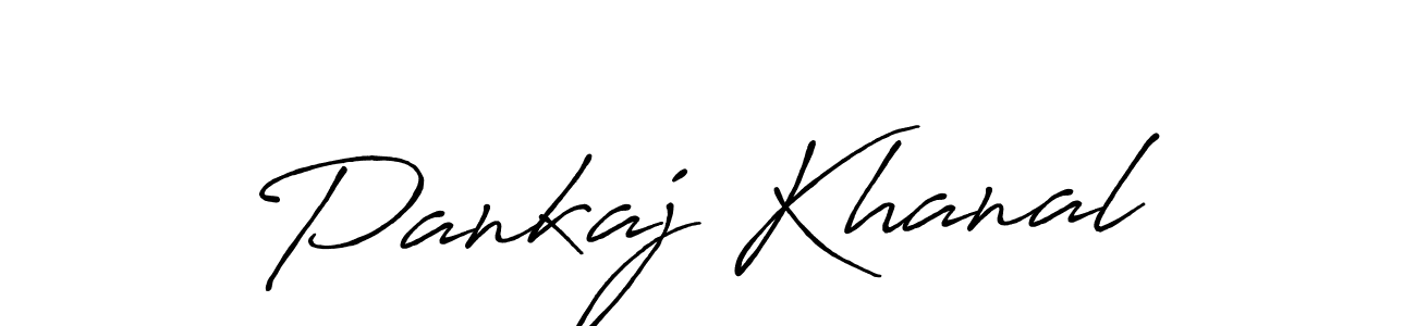 Use a signature maker to create a handwritten signature online. With this signature software, you can design (Antro_Vectra_Bolder) your own signature for name Pankaj Khanal. Pankaj Khanal signature style 7 images and pictures png