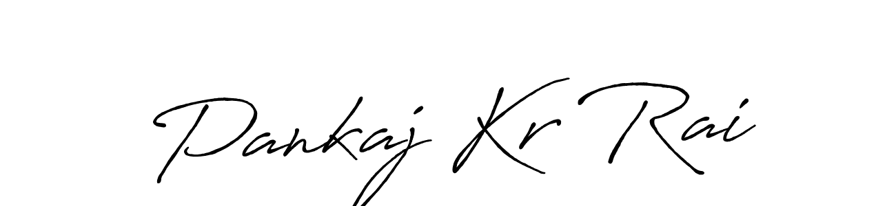 It looks lik you need a new signature style for name Pankaj Kr Rai. Design unique handwritten (Antro_Vectra_Bolder) signature with our free signature maker in just a few clicks. Pankaj Kr Rai signature style 7 images and pictures png