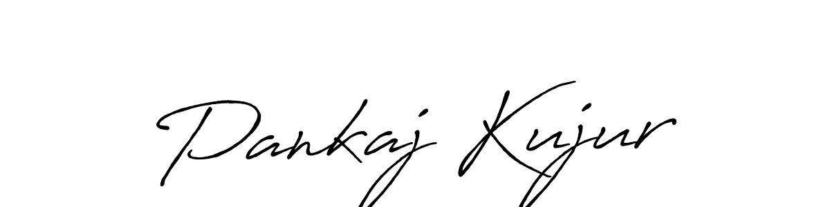 Use a signature maker to create a handwritten signature online. With this signature software, you can design (Antro_Vectra_Bolder) your own signature for name Pankaj Kujur. Pankaj Kujur signature style 7 images and pictures png