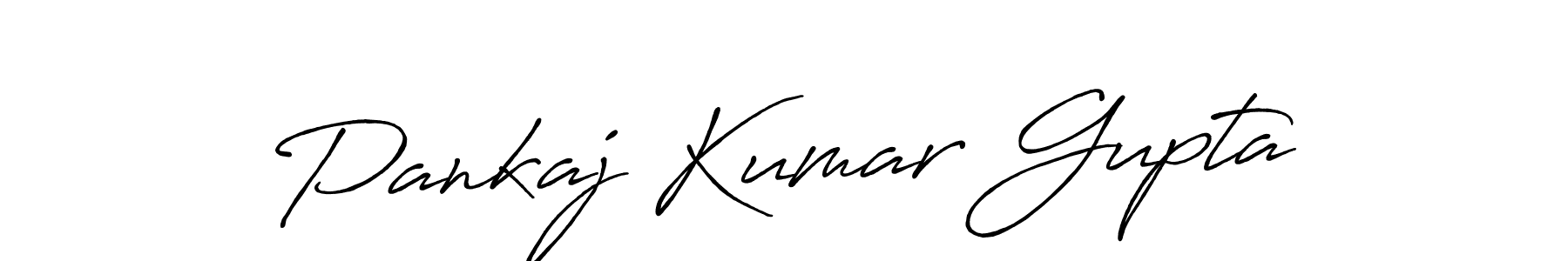 Pankaj Kumar Gupta stylish signature style. Best Handwritten Sign (Antro_Vectra_Bolder) for my name. Handwritten Signature Collection Ideas for my name Pankaj Kumar Gupta. Pankaj Kumar Gupta signature style 7 images and pictures png