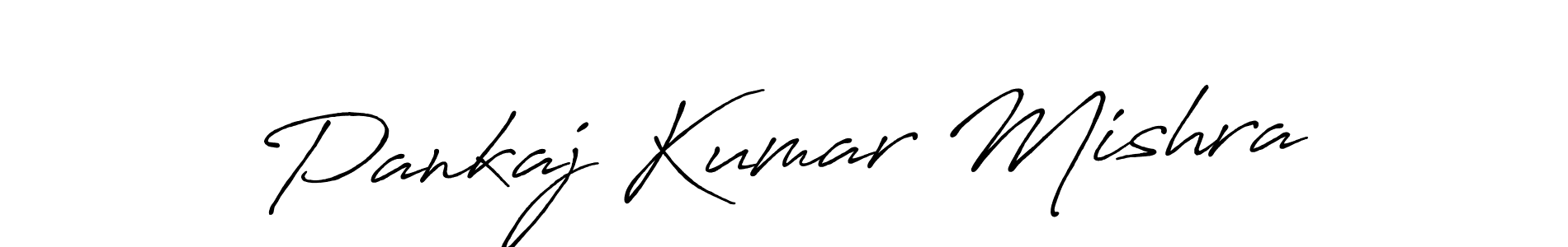 Design your own signature with our free online signature maker. With this signature software, you can create a handwritten (Antro_Vectra_Bolder) signature for name Pankaj Kumar Mishra. Pankaj Kumar Mishra signature style 7 images and pictures png