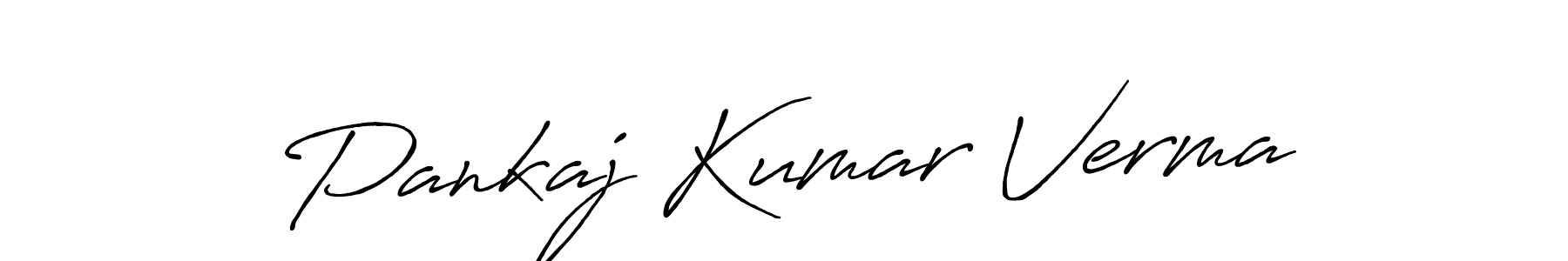 How to make Pankaj Kumar Verma signature? Antro_Vectra_Bolder is a professional autograph style. Create handwritten signature for Pankaj Kumar Verma name. Pankaj Kumar Verma signature style 7 images and pictures png