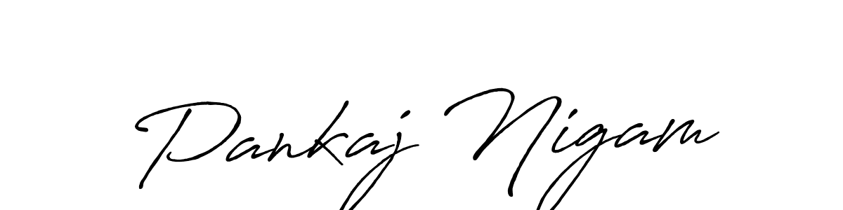 How to Draw Pankaj Nigam signature style? Antro_Vectra_Bolder is a latest design signature styles for name Pankaj Nigam. Pankaj Nigam signature style 7 images and pictures png