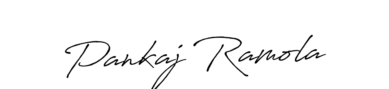 The best way (Antro_Vectra_Bolder) to make a short signature is to pick only two or three words in your name. The name Pankaj Ramola include a total of six letters. For converting this name. Pankaj Ramola signature style 7 images and pictures png