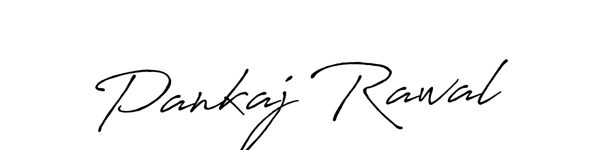 Make a beautiful signature design for name Pankaj Rawal. With this signature (Antro_Vectra_Bolder) style, you can create a handwritten signature for free. Pankaj Rawal signature style 7 images and pictures png