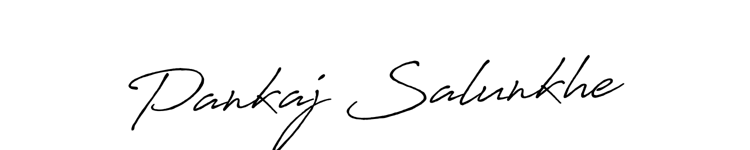 Make a beautiful signature design for name Pankaj Salunkhe. Use this online signature maker to create a handwritten signature for free. Pankaj Salunkhe signature style 7 images and pictures png