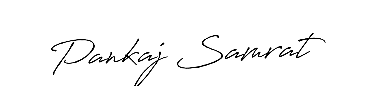 You should practise on your own different ways (Antro_Vectra_Bolder) to write your name (Pankaj Samrat) in signature. don't let someone else do it for you. Pankaj Samrat signature style 7 images and pictures png