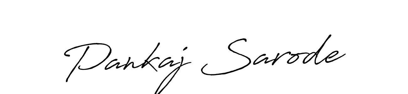 Use a signature maker to create a handwritten signature online. With this signature software, you can design (Antro_Vectra_Bolder) your own signature for name Pankaj Sarode. Pankaj Sarode signature style 7 images and pictures png