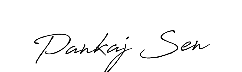 Also we have Pankaj Sen name is the best signature style. Create professional handwritten signature collection using Antro_Vectra_Bolder autograph style. Pankaj Sen signature style 7 images and pictures png