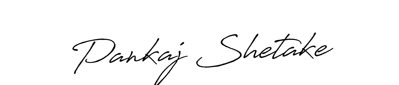 Also we have Pankaj Shetake name is the best signature style. Create professional handwritten signature collection using Antro_Vectra_Bolder autograph style. Pankaj Shetake signature style 7 images and pictures png