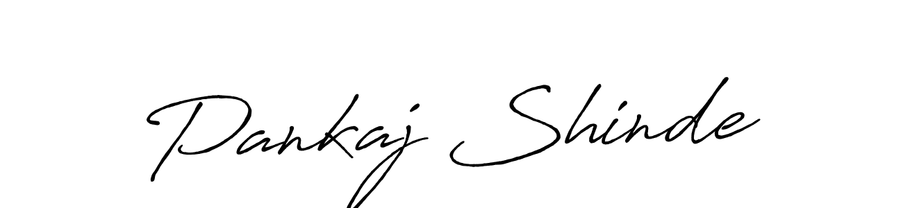 Also we have Pankaj Shinde name is the best signature style. Create professional handwritten signature collection using Antro_Vectra_Bolder autograph style. Pankaj Shinde signature style 7 images and pictures png