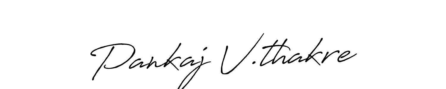 Make a beautiful signature design for name Pankaj V.thakre. Use this online signature maker to create a handwritten signature for free. Pankaj V.thakre signature style 7 images and pictures png