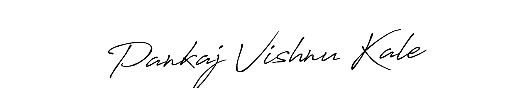 Also we have Pankaj Vishnu Kale name is the best signature style. Create professional handwritten signature collection using Antro_Vectra_Bolder autograph style. Pankaj Vishnu Kale signature style 7 images and pictures png