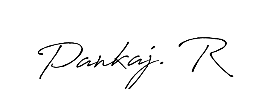 This is the best signature style for the Pankaj. R name. Also you like these signature font (Antro_Vectra_Bolder). Mix name signature. Pankaj. R signature style 7 images and pictures png