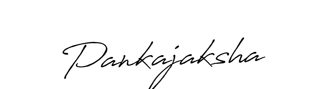 Create a beautiful signature design for name Pankajaksha. With this signature (Antro_Vectra_Bolder) fonts, you can make a handwritten signature for free. Pankajaksha signature style 7 images and pictures png