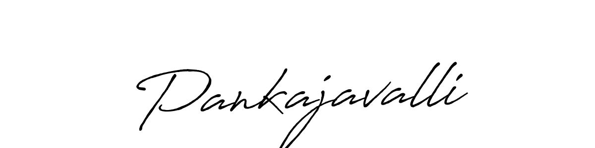 Design your own signature with our free online signature maker. With this signature software, you can create a handwritten (Antro_Vectra_Bolder) signature for name Pankajavalli. Pankajavalli signature style 7 images and pictures png
