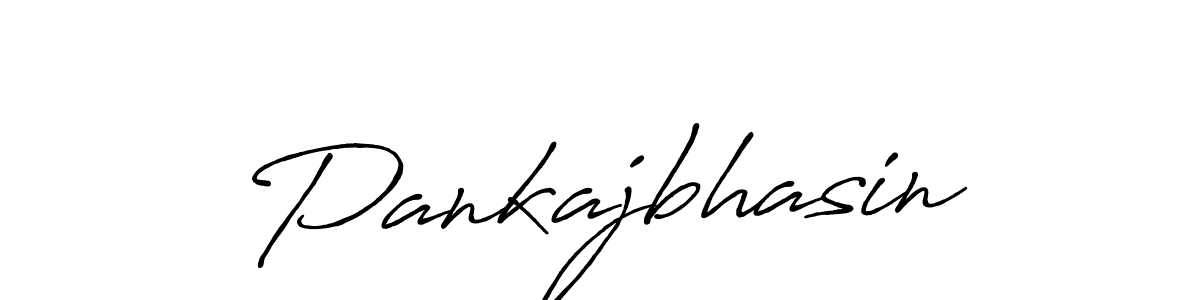 Create a beautiful signature design for name Pankajbhasin. With this signature (Antro_Vectra_Bolder) fonts, you can make a handwritten signature for free. Pankajbhasin signature style 7 images and pictures png