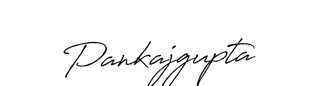 How to make Pankajgupta name signature. Use Antro_Vectra_Bolder style for creating short signs online. This is the latest handwritten sign. Pankajgupta signature style 7 images and pictures png