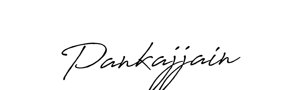 Use a signature maker to create a handwritten signature online. With this signature software, you can design (Antro_Vectra_Bolder) your own signature for name Pankajjain. Pankajjain signature style 7 images and pictures png