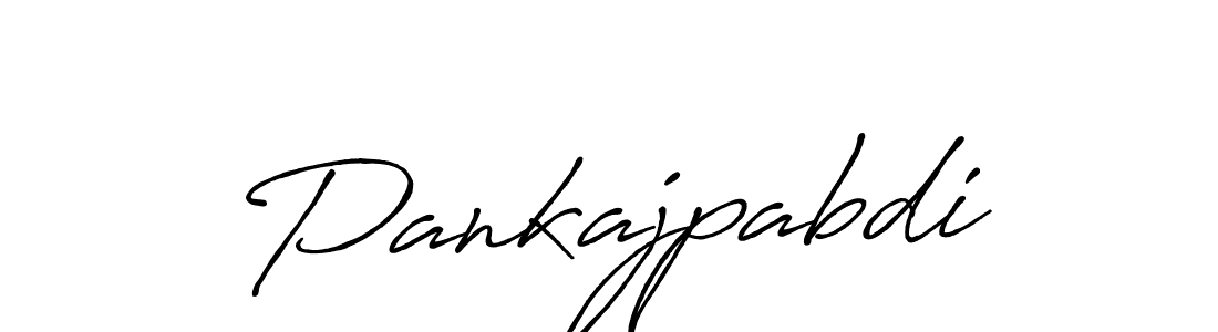 It looks lik you need a new signature style for name Pankajpabdi. Design unique handwritten (Antro_Vectra_Bolder) signature with our free signature maker in just a few clicks. Pankajpabdi signature style 7 images and pictures png