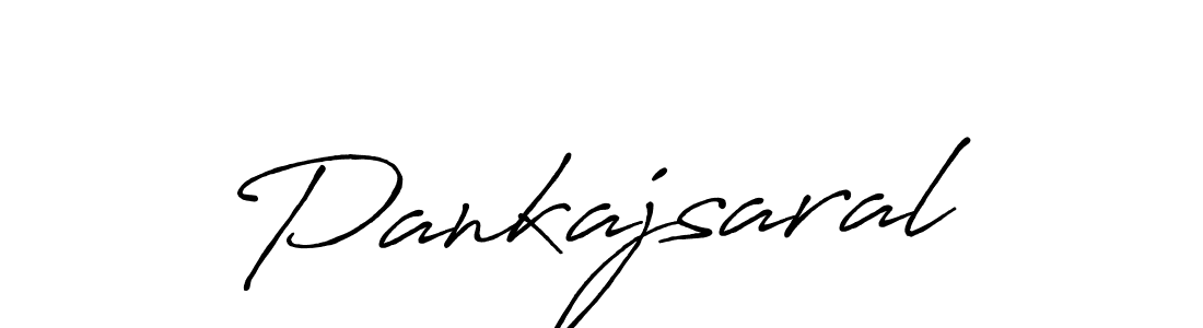 Pankajsaral stylish signature style. Best Handwritten Sign (Antro_Vectra_Bolder) for my name. Handwritten Signature Collection Ideas for my name Pankajsaral. Pankajsaral signature style 7 images and pictures png