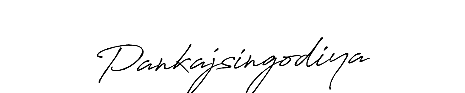 Pankajsingodiya stylish signature style. Best Handwritten Sign (Antro_Vectra_Bolder) for my name. Handwritten Signature Collection Ideas for my name Pankajsingodiya. Pankajsingodiya signature style 7 images and pictures png