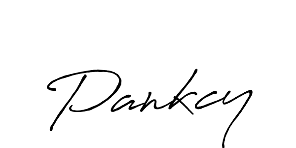 Pankcy stylish signature style. Best Handwritten Sign (Antro_Vectra_Bolder) for my name. Handwritten Signature Collection Ideas for my name Pankcy. Pankcy signature style 7 images and pictures png