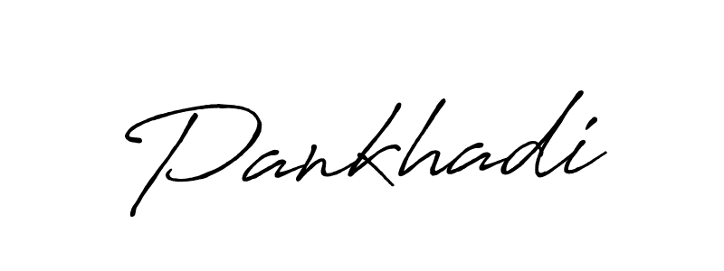 Design your own signature with our free online signature maker. With this signature software, you can create a handwritten (Antro_Vectra_Bolder) signature for name Pankhadi. Pankhadi signature style 7 images and pictures png