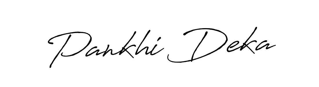 Pankhi Deka stylish signature style. Best Handwritten Sign (Antro_Vectra_Bolder) for my name. Handwritten Signature Collection Ideas for my name Pankhi Deka. Pankhi Deka signature style 7 images and pictures png