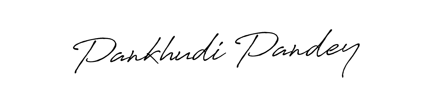 Also we have Pankhudi Pandey name is the best signature style. Create professional handwritten signature collection using Antro_Vectra_Bolder autograph style. Pankhudi Pandey signature style 7 images and pictures png