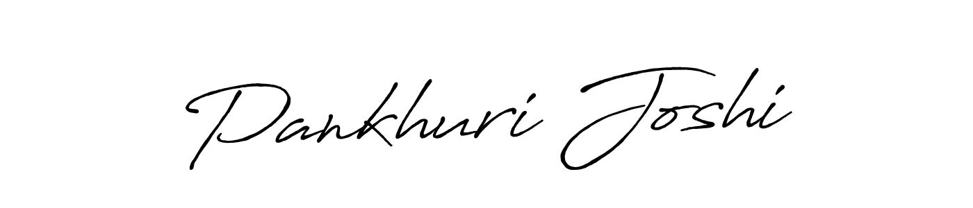 Make a beautiful signature design for name Pankhuri Joshi. With this signature (Antro_Vectra_Bolder) style, you can create a handwritten signature for free. Pankhuri Joshi signature style 7 images and pictures png
