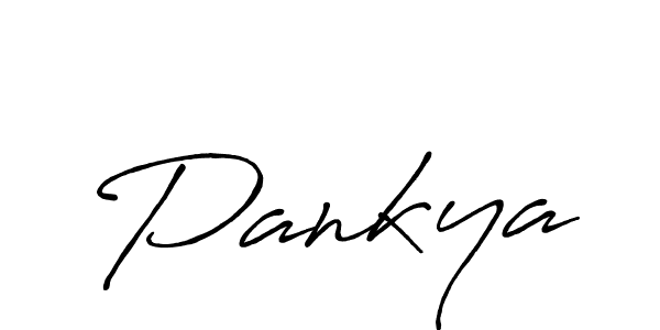 Create a beautiful signature design for name Pankya. With this signature (Antro_Vectra_Bolder) fonts, you can make a handwritten signature for free. Pankya signature style 7 images and pictures png